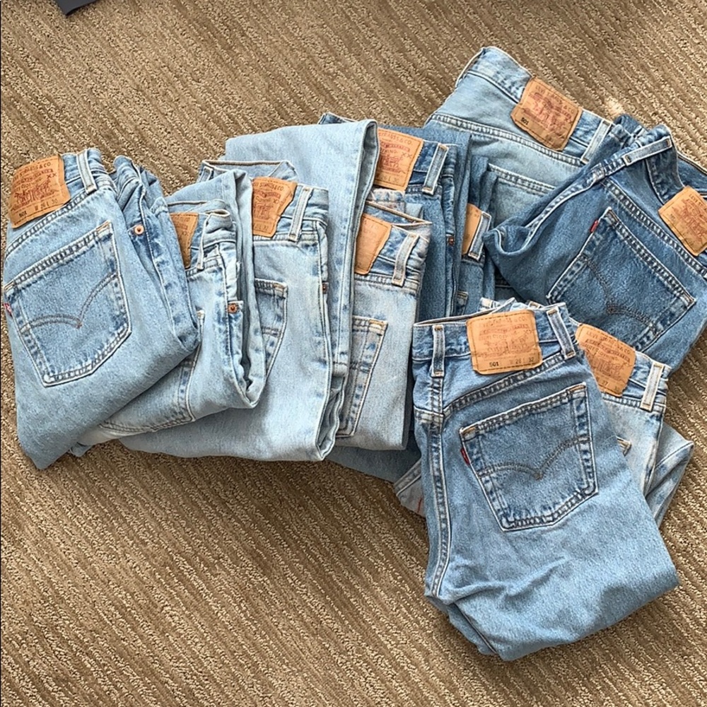 𝒱𝒾𝓃𝓉𝒶𝑔𝑒 Levi’s 501 Jeans - Picture 3 of 12